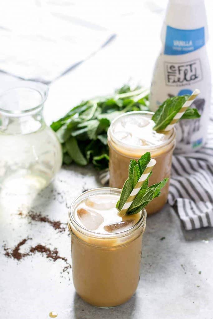 Vanilla Mint Iced Coffee