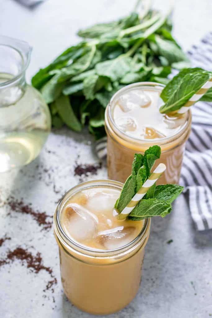 Vanilla Mint Iced Coffee