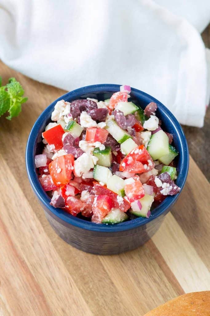 Greek Turkey Burgers with Cucumber Tomato Relish