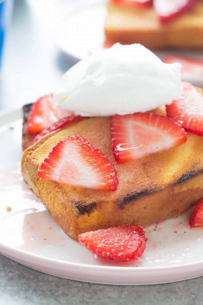 Grilled Strawberry Shortcake