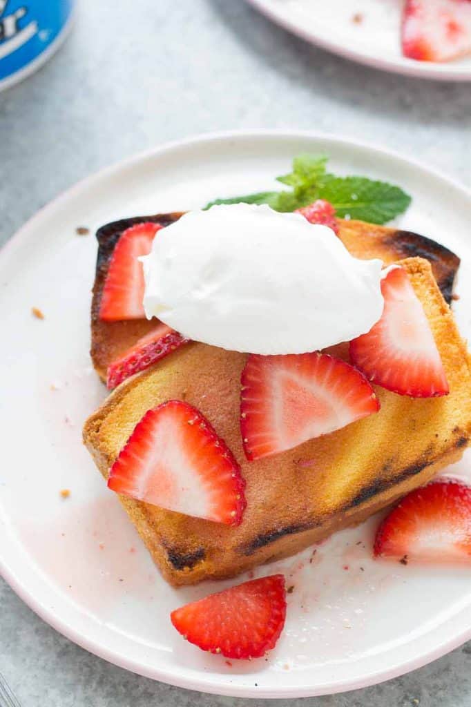 Grilled Strawberry Shortcake