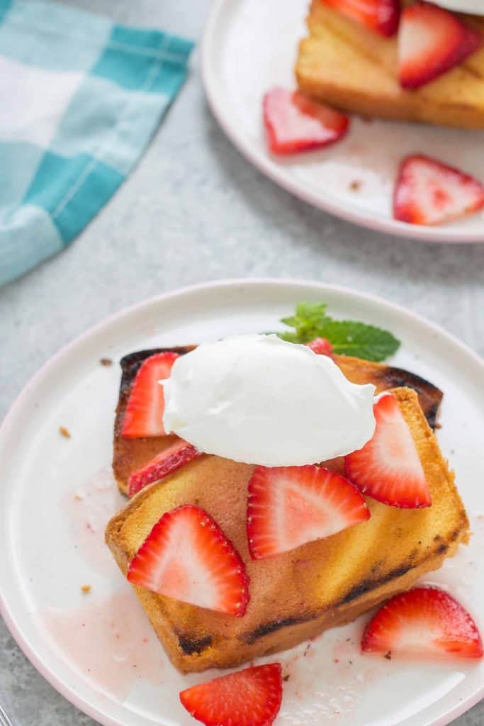 Grilled Strawberry Shortcake