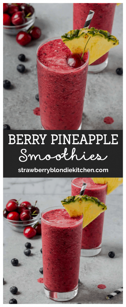 Berry Pineapple Smoothies