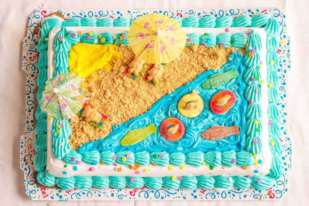 Easy Summer Beach Cake