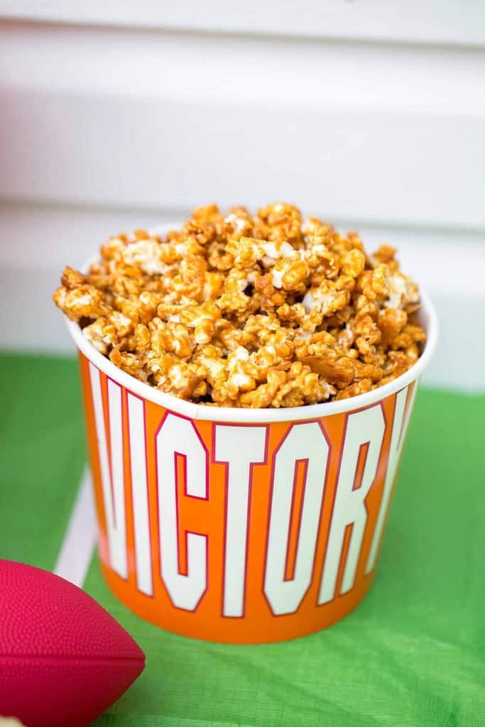 The Ultimate Tailgate + Spicy Dr Pepper Caramel Popcorn