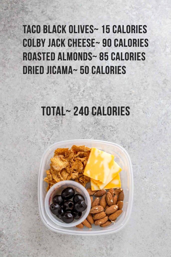 6 homemade snack packs under 250 calories