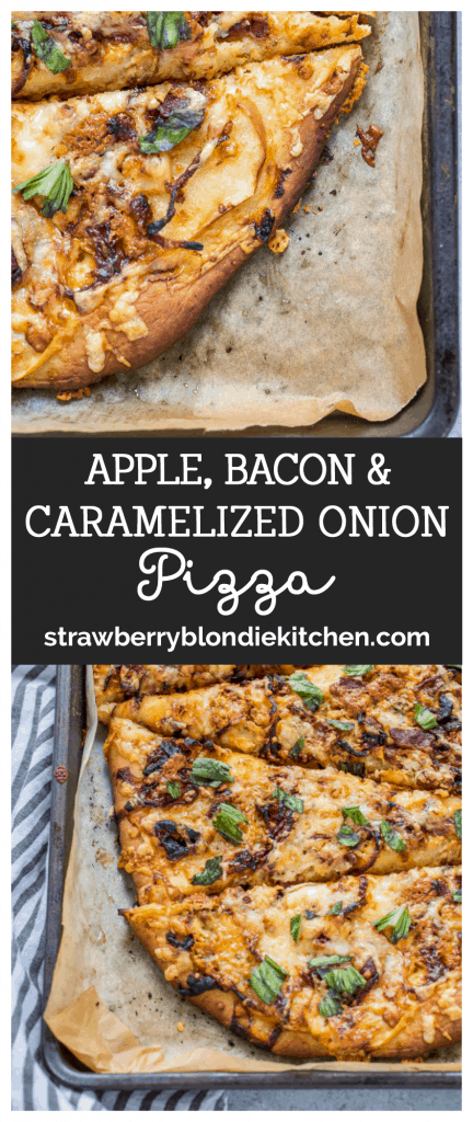 Apple, Bacon and Caramelized Onion Pizza