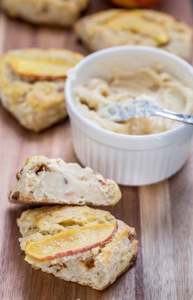 Apple Cinnamon Scones with Maple Butter