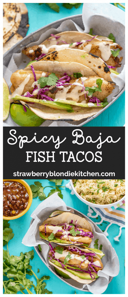 Spicy Baja Fish Tacos