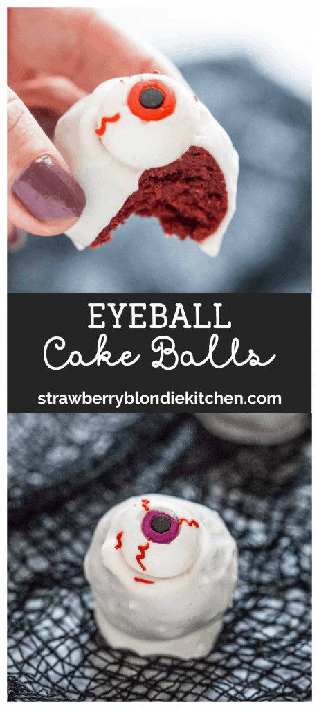 Eyeball Cake Balls