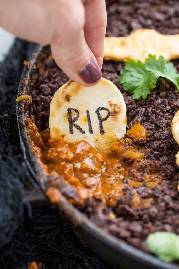 Graveyard Chorizo Dip