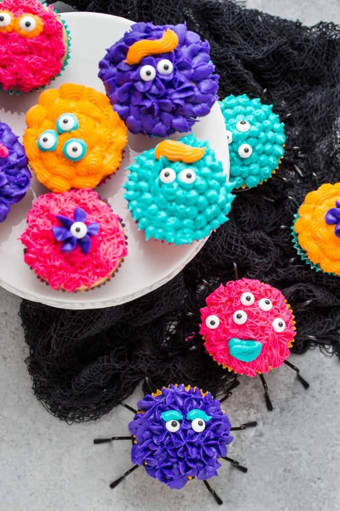 Monster Pinata Cupcakes