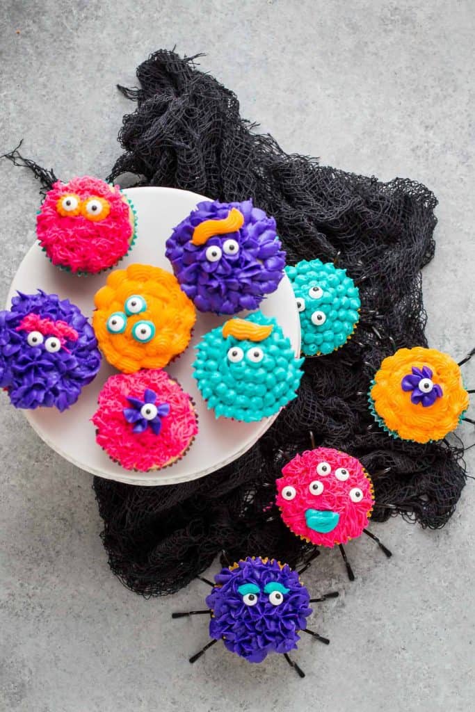 Monster Pinata Cupcakes