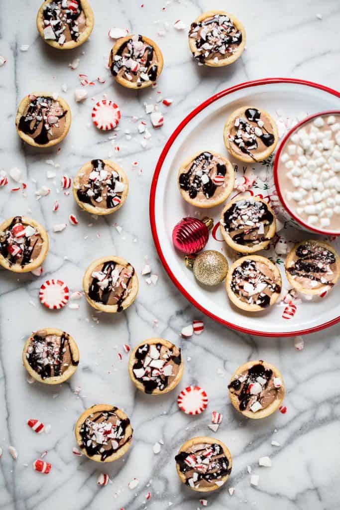 Peppermint White Chocolate Mocha Cookie Cups