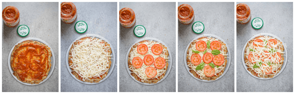 Quick and Easy No Fuss Fall Meals- Cauliflower crust margherita pizza