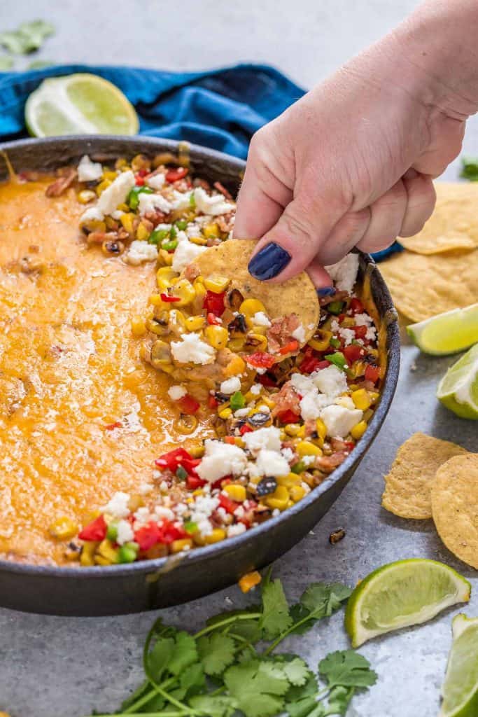 Mexican Street Corn Queso