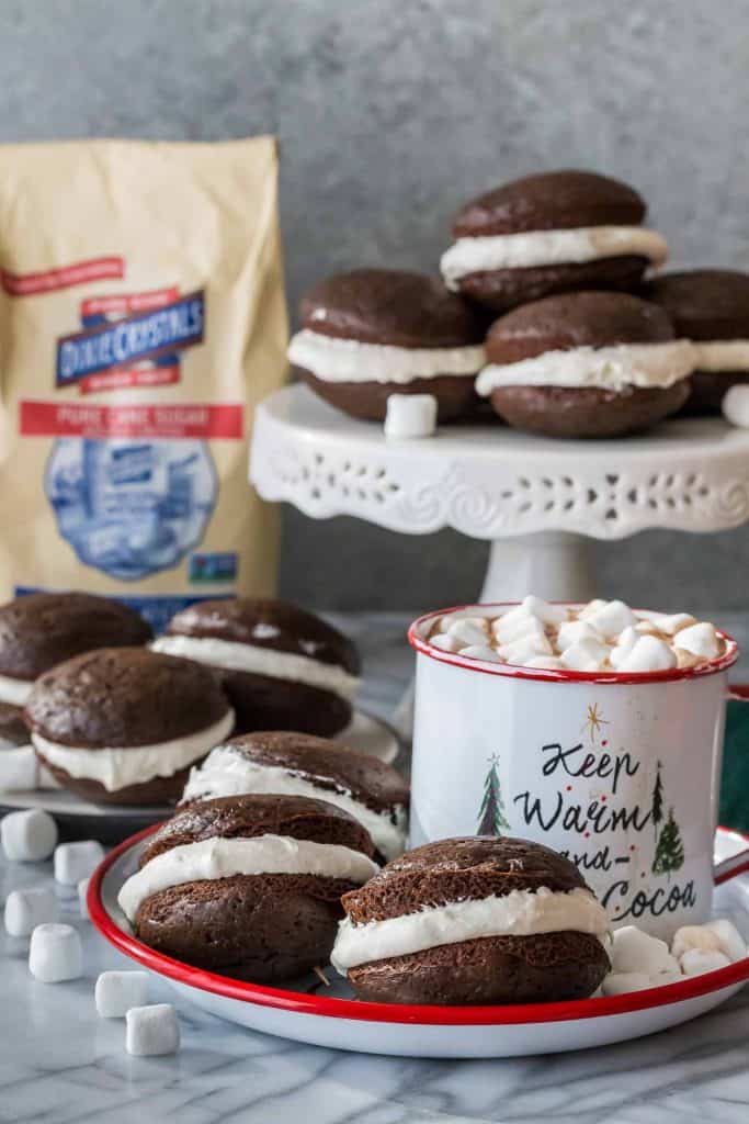 Hot Chocolate Whoopie Pies