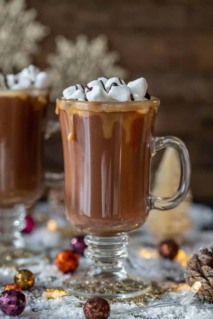 Salted Caramel Hot Chocolate Toddy