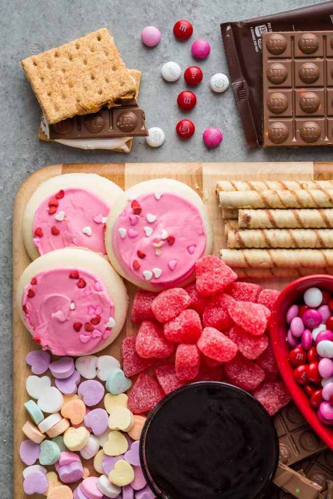 Galentine's Day Dessert Charcuterie Board