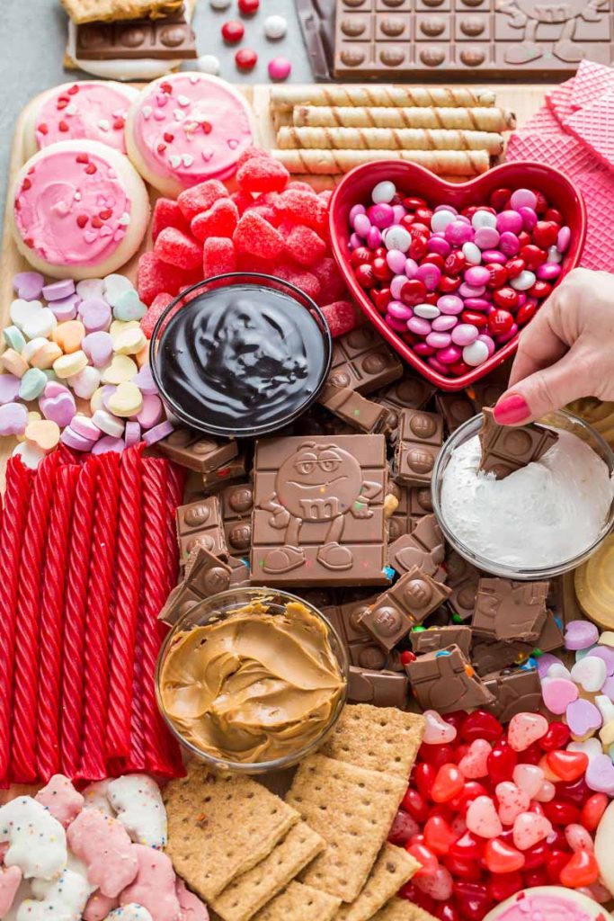 Galentine's Day Dessert Charcuterie Board