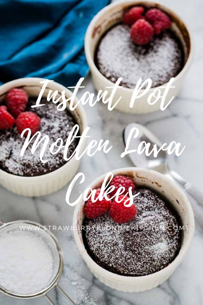 Instant Pot Molten Lava Cakes