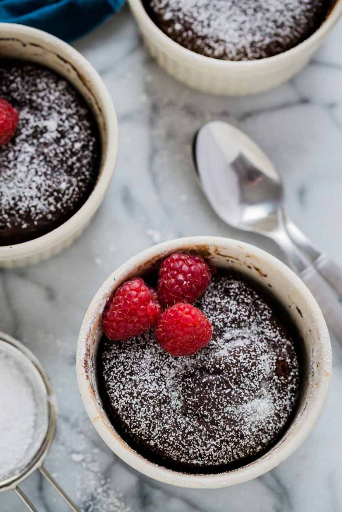 Instant Pot Molten Lava Cakes