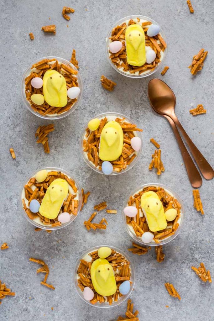 Birds Nest Easter Dirt Cups