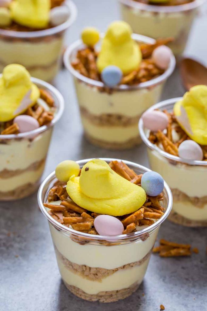 Birds Nest Easter Dirt Cups