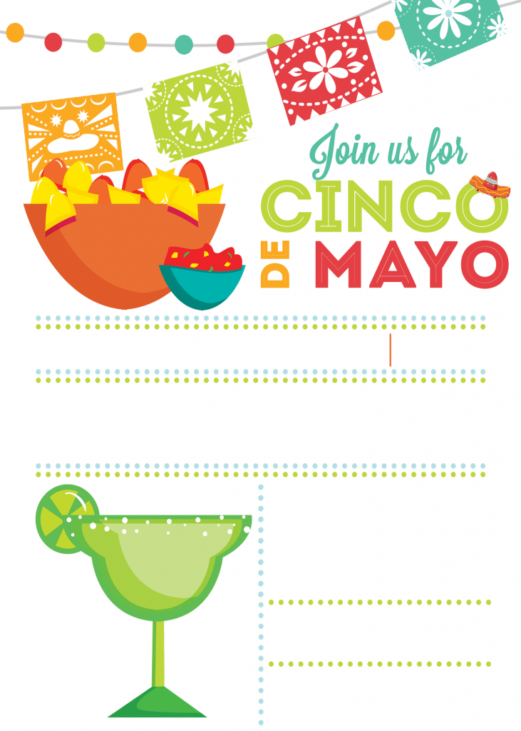 How to Throw a Cinco de Mayo with Free Printable Cinco de MayoInvitations_Strawberry Blondie Kitchen