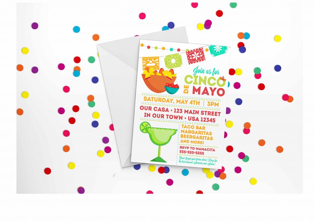 How to Throw a Cinco de Mayo Party with free Printable invitations