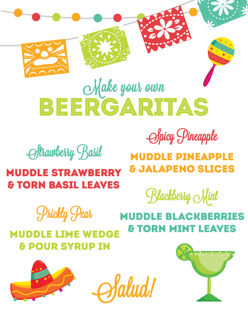 How to throw a Cinco de Mayo Party with Beergarita Drink Menu