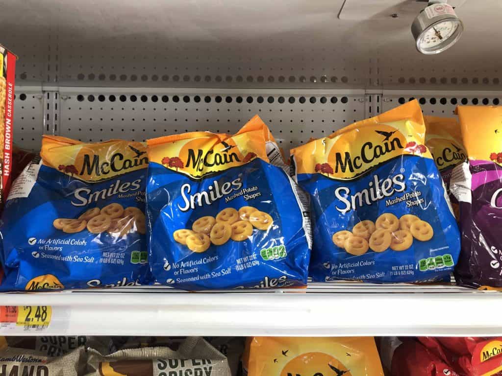 McCain Smiles Walmart instore photo