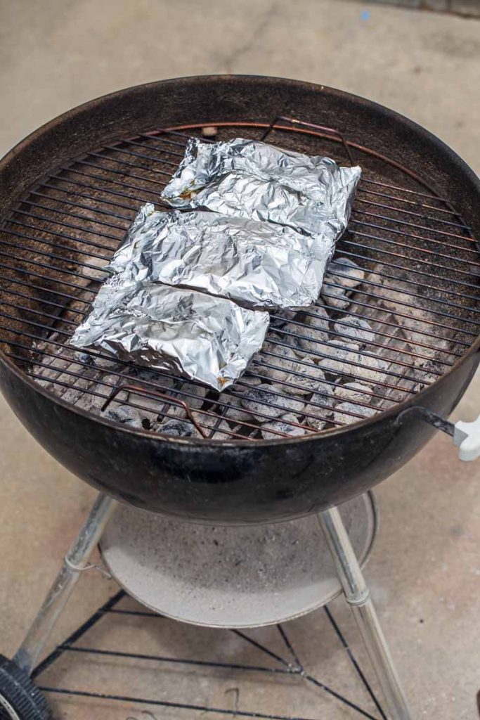 Pork Chops and Sun Dried Tomato Foil Packets