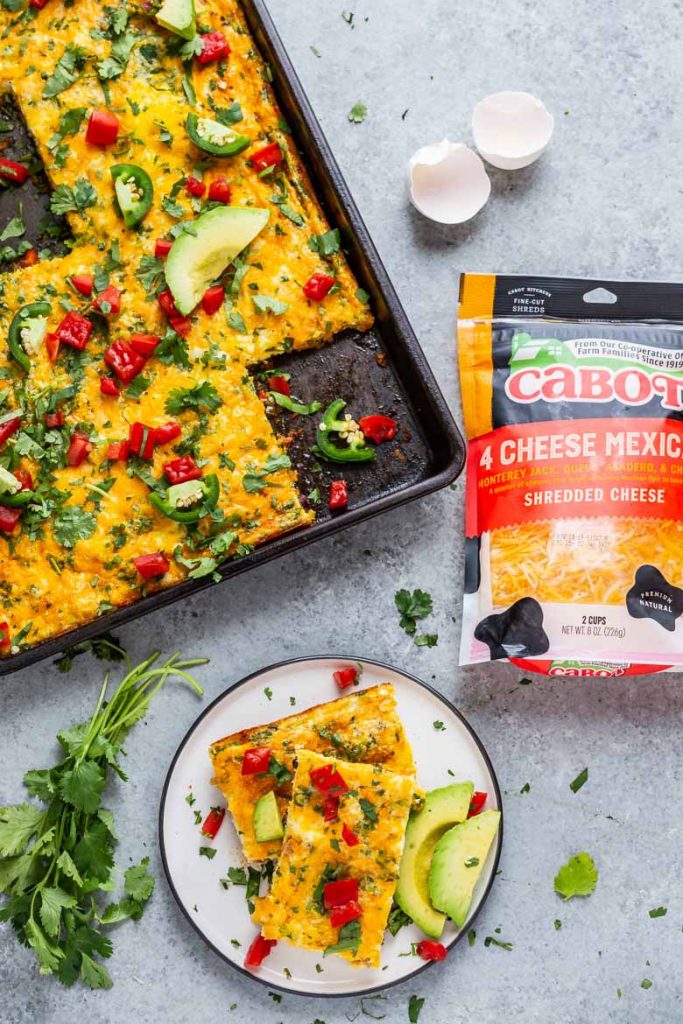 Sheet Pan Mexican Frittata