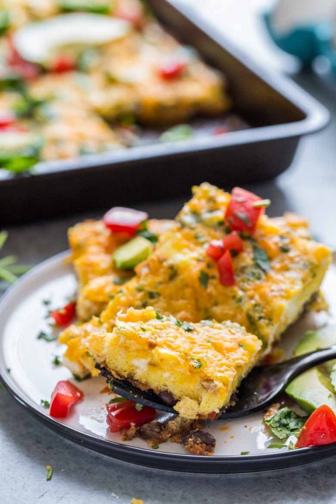 Sheet Pan Mexican Frittata