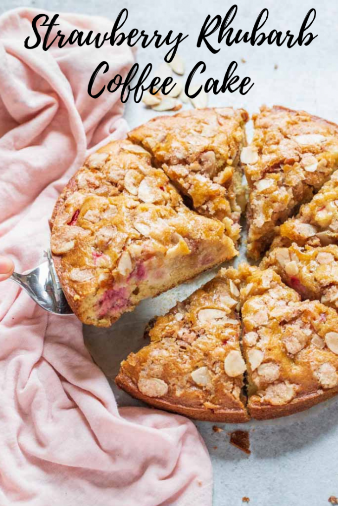 Strawberry Rhubarb Coffee Cake