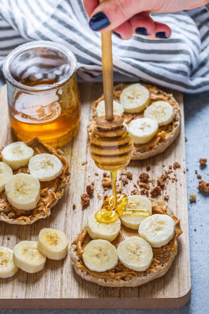 Peanut Butter Banana English Muffin