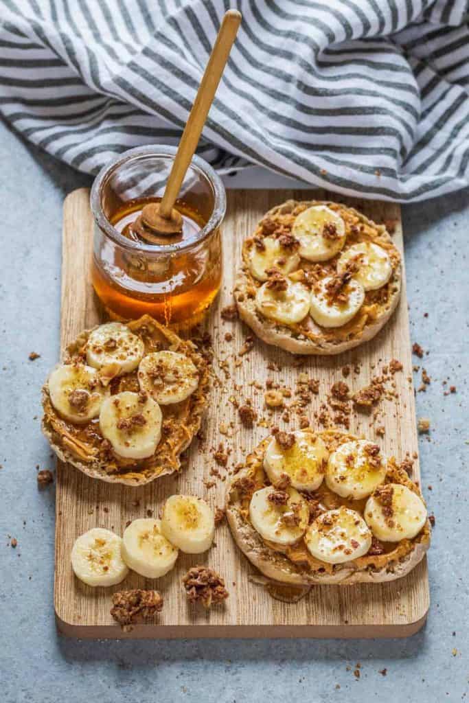 Peanut Butter Banana English Muffin