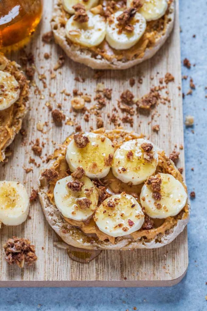 Peanut Butter Banana English Muffin