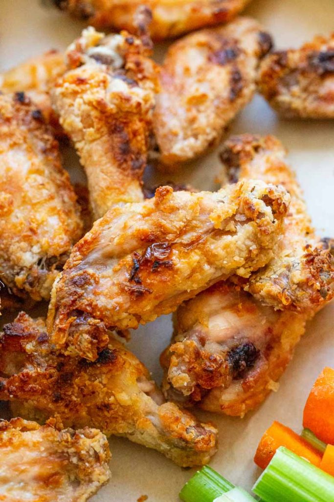 Crispy Baked Salt and Vinegar Chicken Wings