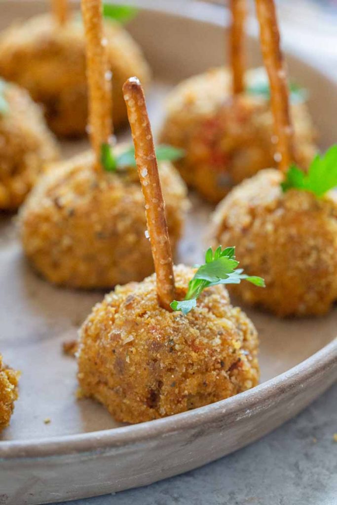 Pumpkin Sausage Cheese Balls