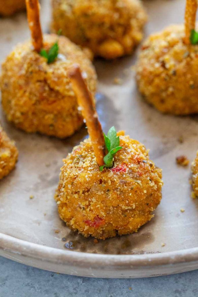 Pumpkin Sausage Cheese Balls