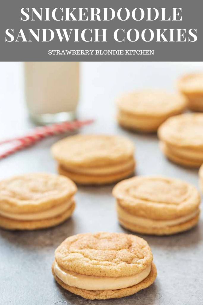 Snickerdoodle Sandwich Cookies