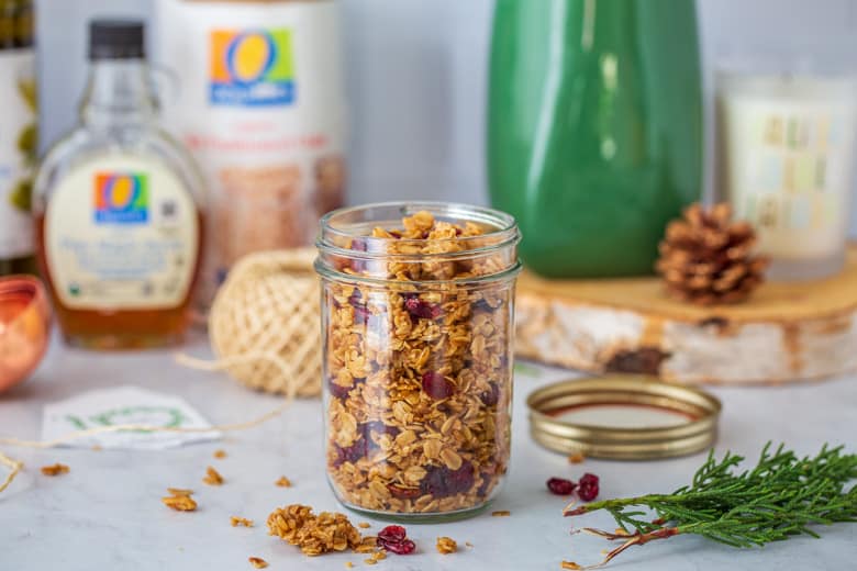  Homemade Baked Granola in a Jar