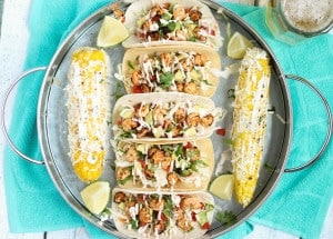 Grilled Shrimp Tacos | Strawberry Blondie Kitchen