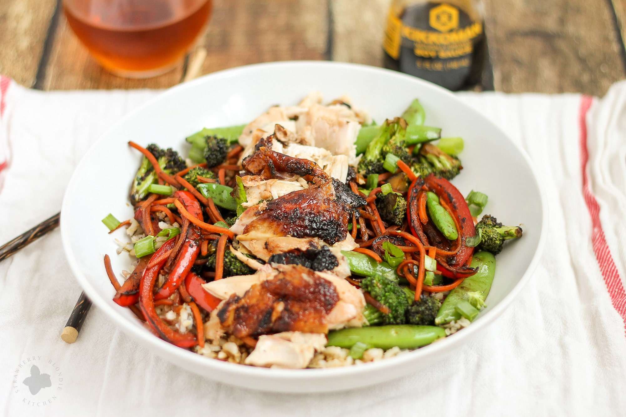 Cornish Game Hen Teriyaki Stir Fry Bowls | Strawberry Blondie Kitchen