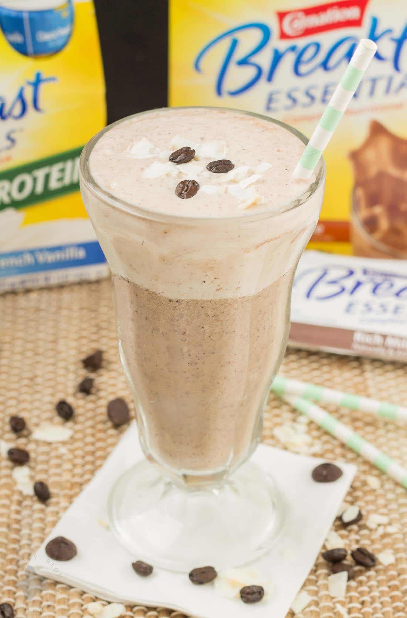 Mocha Coconut Java Carnation Breakfast Shake Strawberry Blondie Kitchen