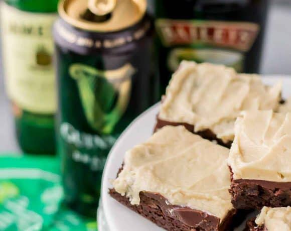 Irish Car Bomb Brownies