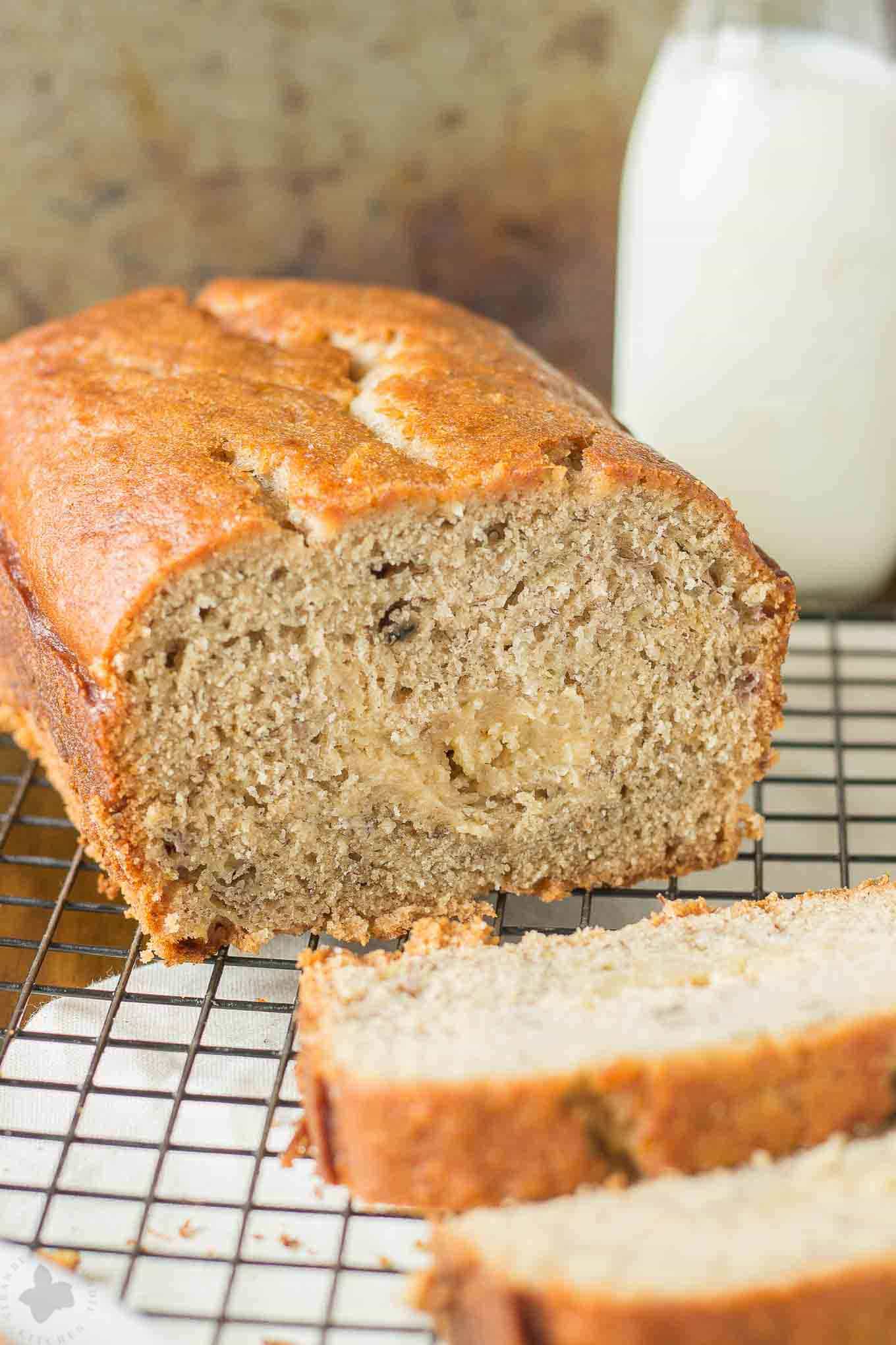 Brown Sugar Stuffed Banana Bread