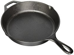 Lodge L8SK3 Pre-Seasoned Cast-Iron Skillet, 10.25-inch